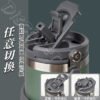 為車載訂製 304雙層保溫保冷 手提冰霸杯 直飲保溫杯 手提設計 車用水杯 直飲吸管 車用水壺 車用保溫杯 保溫杯 冰壩杯 方便攜帶 大容量不銹鋼雙飲車載水壺 冰霸杯 保冰杯 不鏽鋼杯 咖啡隨身杯：圖片 4