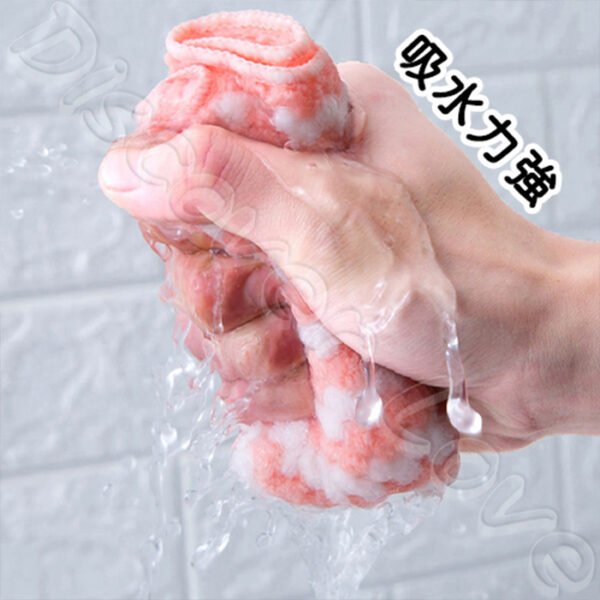 加厚珊瑚絨廚房吸水抹布：圖片 3