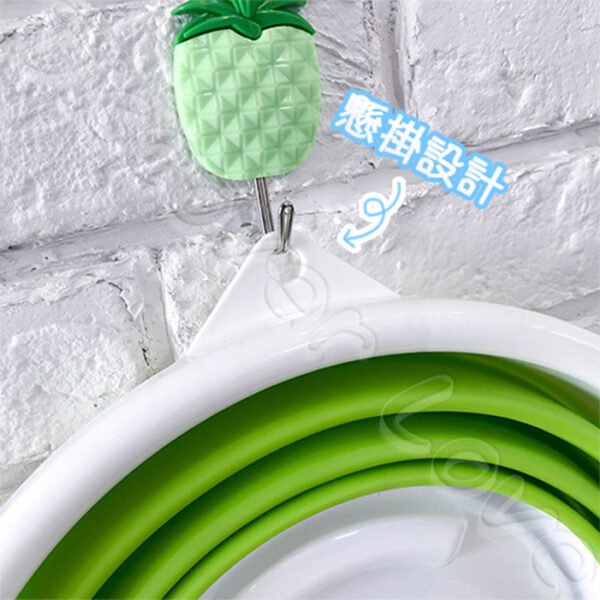 節省80%空間【5cm折疊收納】折疊水桶 懸掛設計摺疊水桶 洗臉盆 儲水 洗車 釣魚桶 折疊 摺疊 提水桶 伸縮 收納水桶 戶外：圖片 4