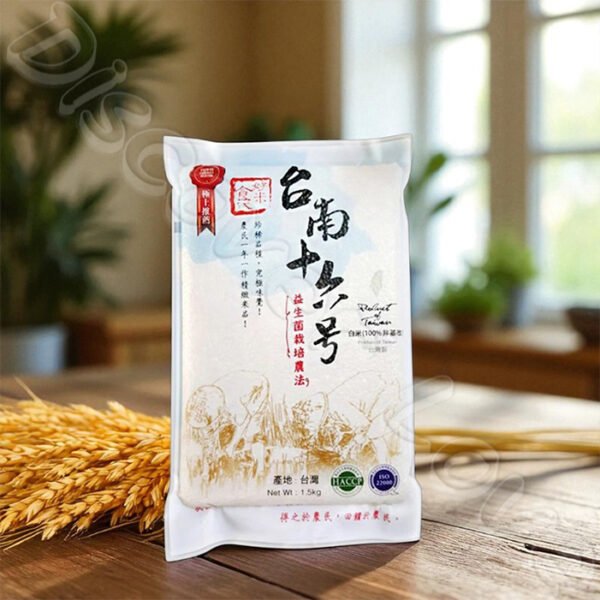 益生菌耕種 一等米 台灣越光米 台南16號米 1.5kg 6包/箱購：圖片 8