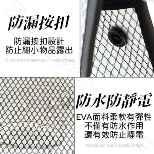 收納化妝包 女生包包 化妝用品 隨身包 筆袋 收納 防水 超大容量 旅行包 網布 網格 化妝包 萬用 旅行收納包 收納包：圖片 8