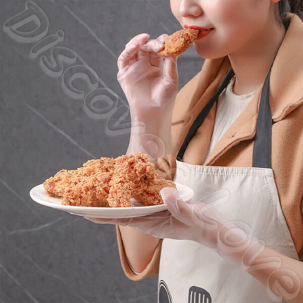 一次性手套【可觸控手機】100入/盒 TPE手套 食品級 防疫手套 食物手套 食品手套：圖片 3