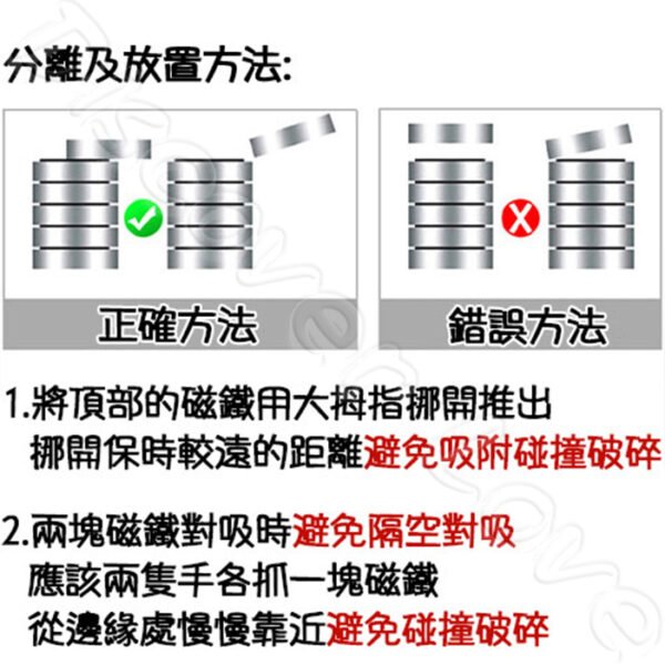 超強強釹鐵硼強磁 1-30mm  圓形強磁 強力磁鐵 超強力吸鐵 迷你磁鐵 DIY磁鐵 文具 教具 科學實驗 N38強磁：圖片 5