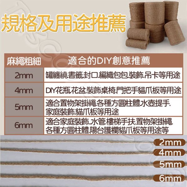 貓抓專用黃麻繩 黃麻繩 麻繩 DIY貓抓板 DIY麻繩 可做成貓跳台 貓抓繩板 貓玩具 貓抓 貓磨爪 劍麻：圖片 9