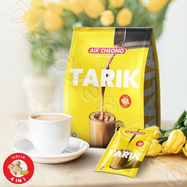馬來西亞【益昌 香滑奶茶】四合一 薑味奶茶 456g (薑味x奶茶) 印度拉茶 TEH TARIK AIK CHEONG：圖片 6