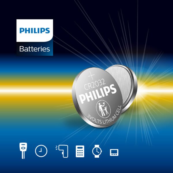 PHILIPS 【飛利浦 原廠正品】鈕扣電池 CR2032 CR2025 CR2016 鈕釦電池 紐扣電池 紐扣電池：圖片 2