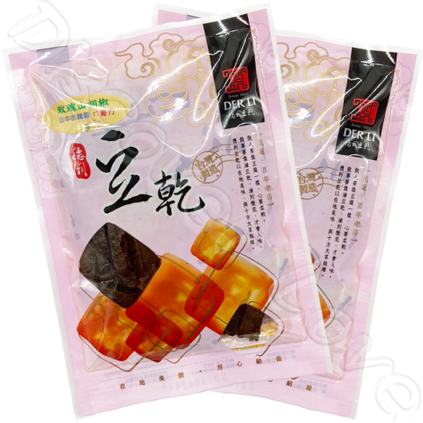 【德利食品】德利豆乾 豆干系列 五香豆干  蒜味沙茶 梅汁 梅汁冬瓜香 玫瑰山胡椒 香滷肉燥 碳烤肉汁 黑胡椒 柚香又香：圖片 4