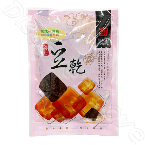 【德利食品】德利豆乾 玫瑰山胡椒豆乾 玫瑰山胡椒風味豆乾：圖片 3