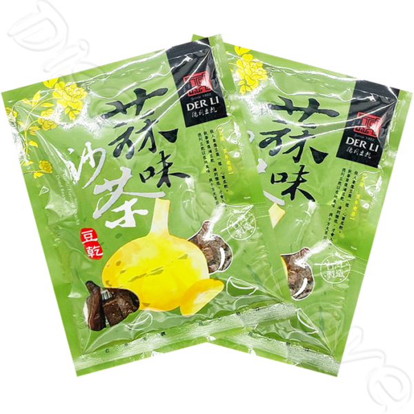 【德利食品】德利豆乾 隨手包 蒜味沙茶豆乾 蒜味沙茶風味 蒜味豆乾：圖片 2