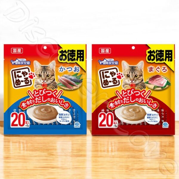 日本 EARTH PET動物星球 乳酸菌腸胃保健 和味2.0腸胃保健肉泥 大包20入 小包5入：圖片 3