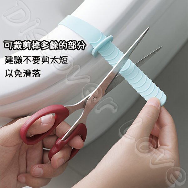 【矽膠馬桶提蓋器】防菌 × 輕掀 × 不沾手：圖片 4