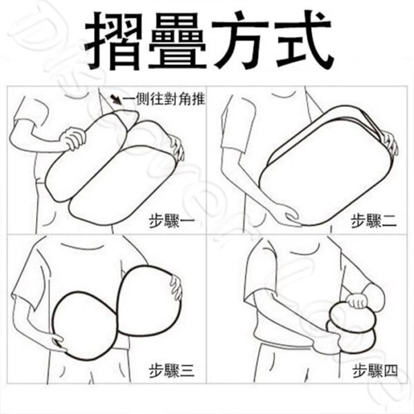 細網摺疊收納籃｜輕巧摺疊洗衣籃｜可放髒衣/衣物籃/玩具籃/分類籃/收納籃：圖片 5