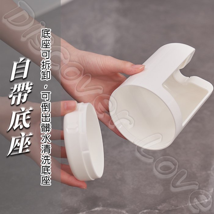 【日本KM】馬桶刷|底座馬桶刷|衛浴清潔刷|卡扣設計×可立式底座×可拆卸|KM6240:圖片 7