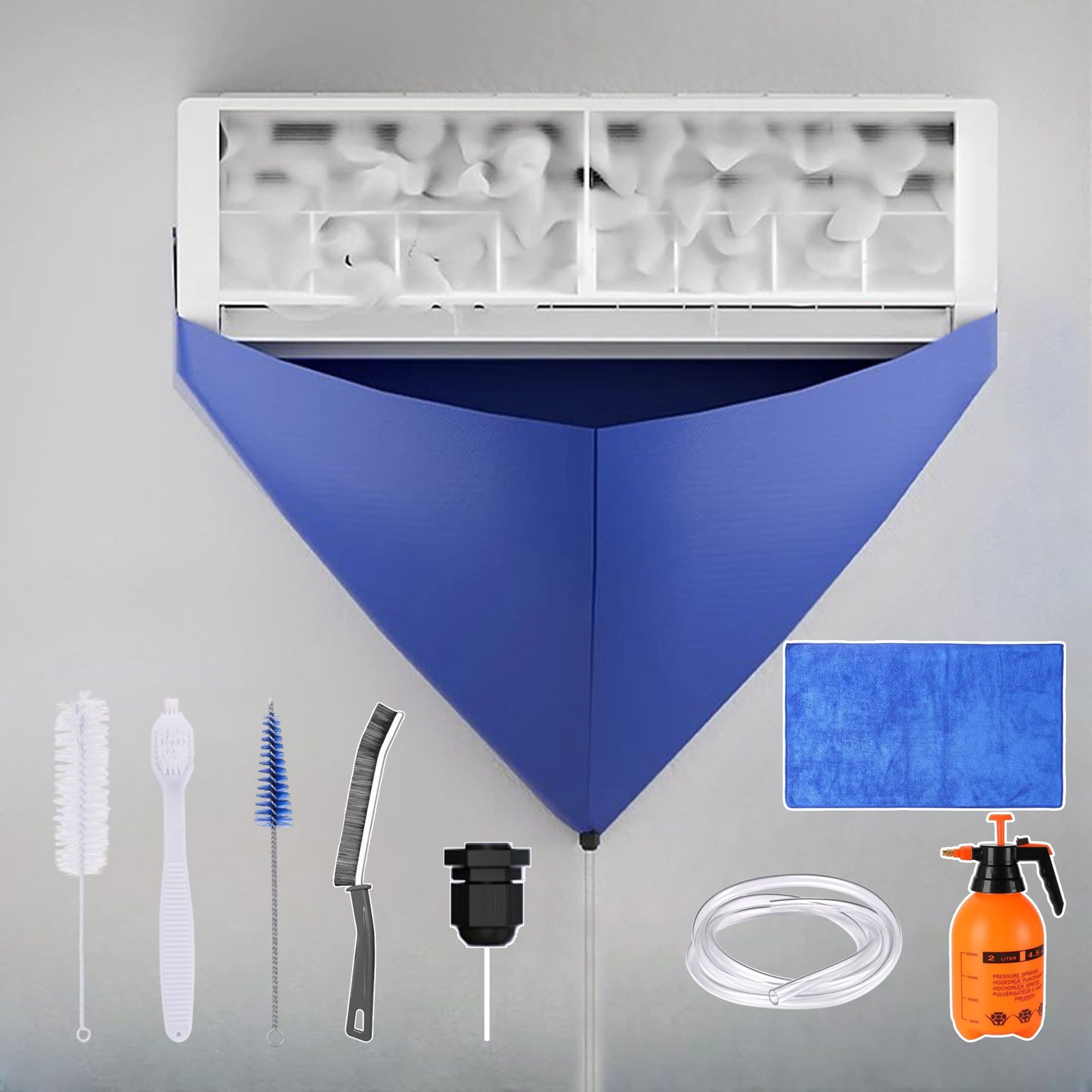 冷氣清潔工具【多款可選】冷氣清潔 空調清洗罩 清洗冷氣 空調清潔罩 冷氣清洗套 洗冷氣清潔劑 冷氣清潔刷:圖片 5