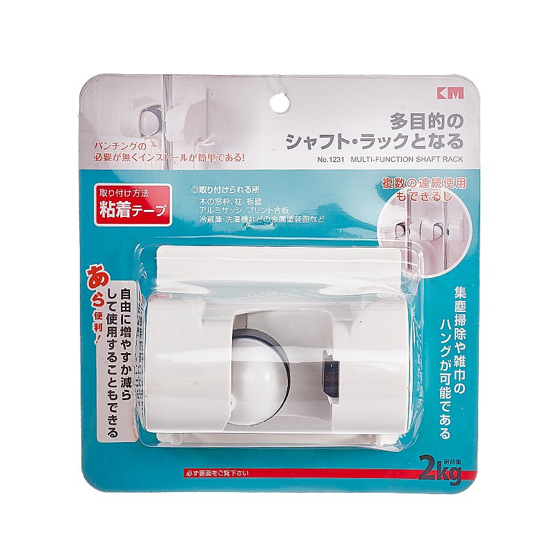 【日本KM】壁掛式拖把架|升級防滑|拖把夾|防滑卡扣|拖把不掉落|防滑×穩固×好收納|KM_1231:圖片 5