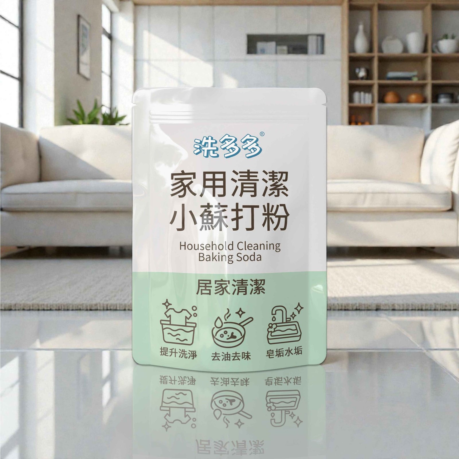 【洗多多】全方位家用清潔粉|小蘇打粉|檸檬酸|過碳酸鈉|清潔三寶|去垢亮澤×洗衣除味×廚浴清潔:圖片 4