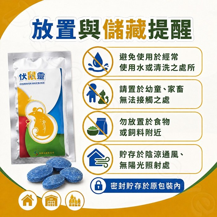 伏鼠靈|老鼠藥|韓國製造|50g餌劑|鼠餌|環境用藥|室內外周圍環境適用【小嗶購物】:圖片 7